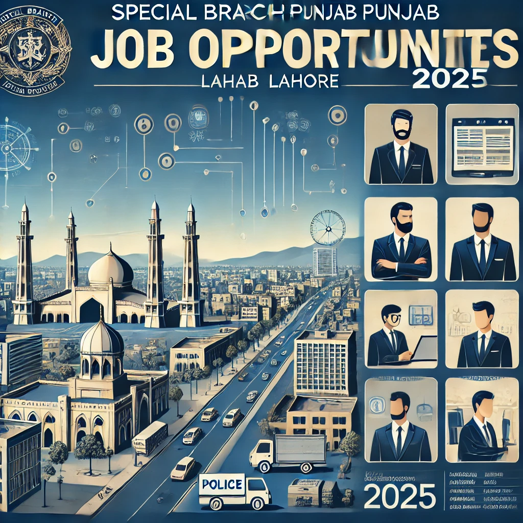 Special Branch Punjab Lahore Jobs 2025 Explore