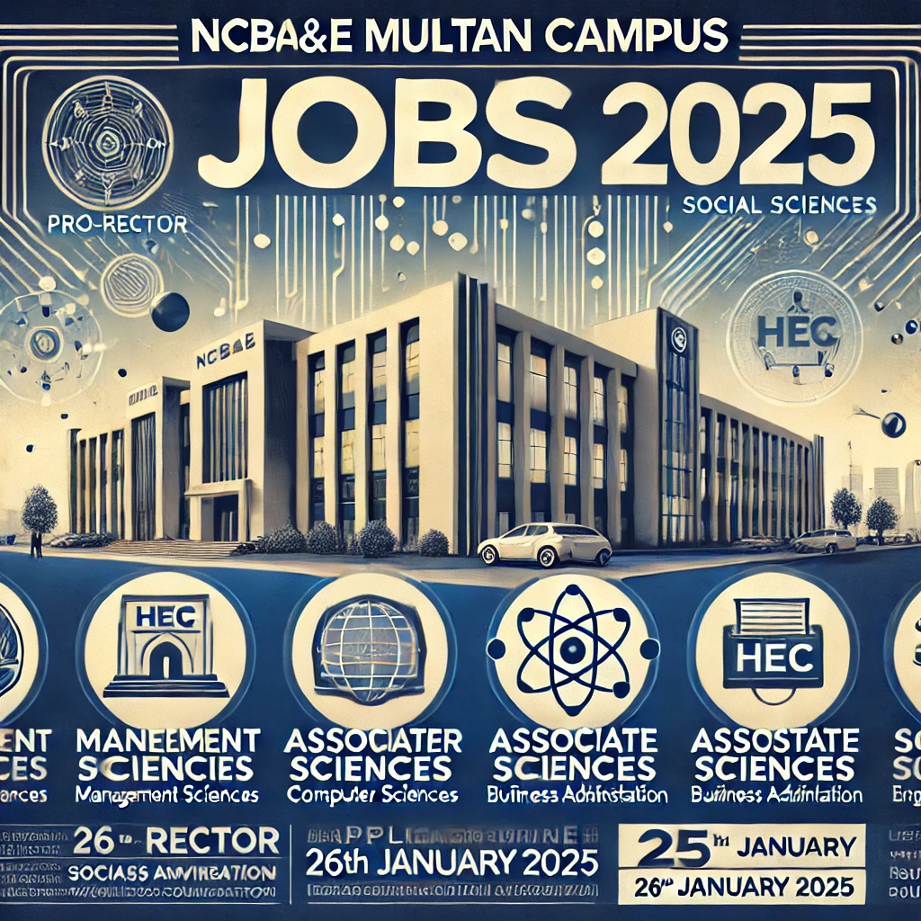 NCBA&E Multan Jobs 2025