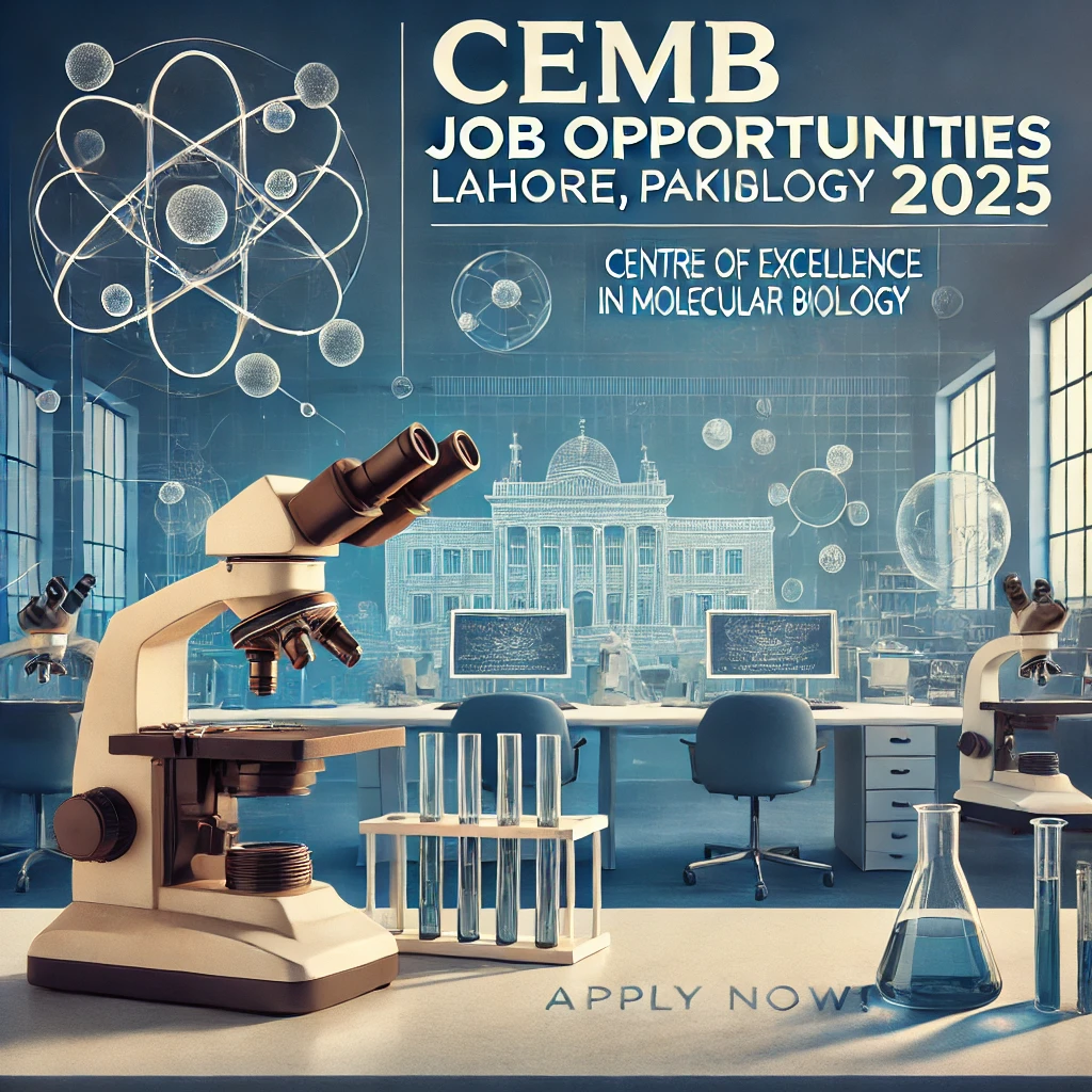 Centre of Excellence Jobs Lahore 2025